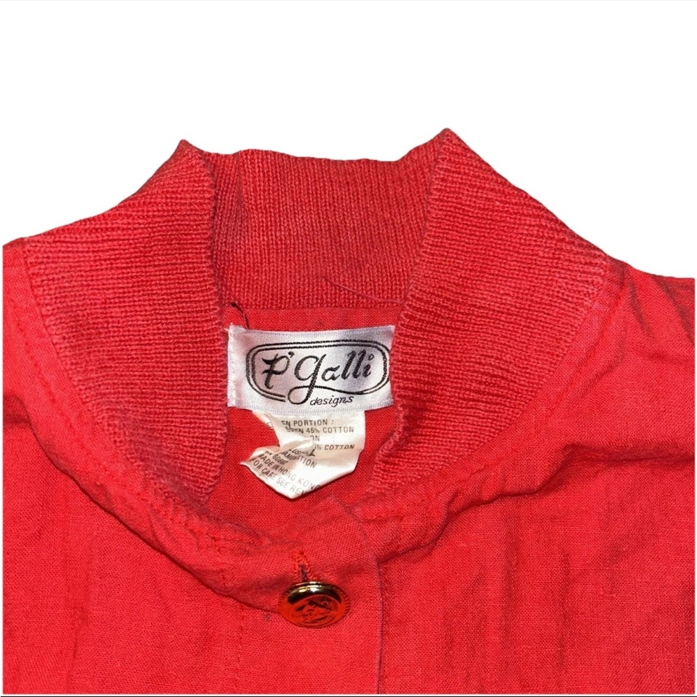 Vintage 70s 80s  P Galli Yacht Club Men Medium Jacket embroidered - Picture 6 of 6